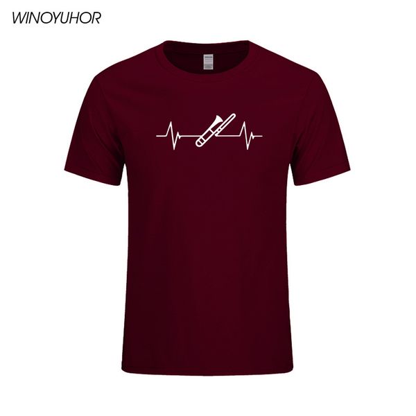 trombone heartbeat t-shirt men 2018 summer new casual short sleeve t shirt cotton men funny printed fitness tees, White;black
trombone heartbeat t-shirt men 2018 summer new casual short sleeve t shirt cotton men funny printed fitness tees, White;black