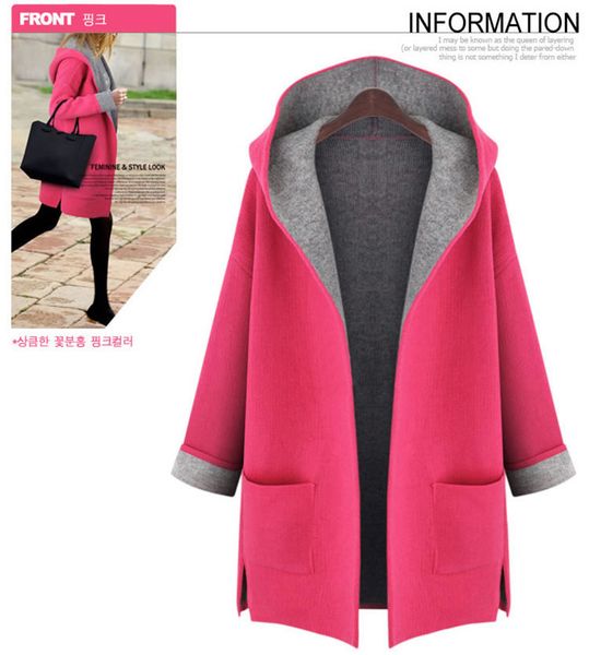 manteau femme european hoodies coat plus size fall / winter women oversized quilted woolen coat nibbuns simple outerwear casaco feminino c03, Black
manteau femme european hoodies coat plus size fall / winter women oversized quilted woolen coat nibbuns simple outerwear casaco feminino c03, Black
