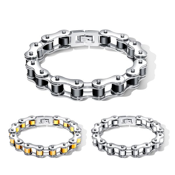 cool men bicycle chain cuff bracelet stainless steel motorcycle chains wristband bangle bracelets costume jewelry fashion accessories gift, Black
cool men bicycle chain cuff bracelet stainless steel motorcycle chains wristband bangle bracelets costume jewelry fashion accessories gift, Black