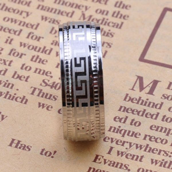 simple black great wall rotated men male titanium fashion ring accessories stainless steel rings, Golden;silver
simple black great wall rotated men male titanium fashion ring accessories stainless steel rings, Golden;silver