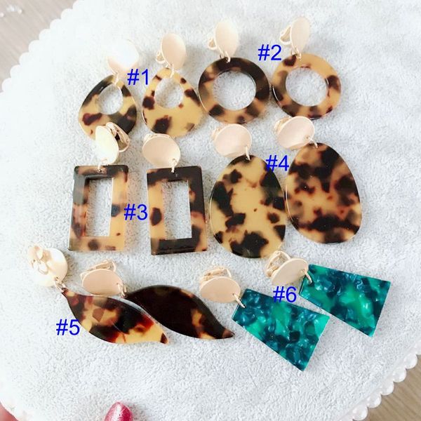 new more styles tortoise resin geometric fashion sweet elegant clip earring, Silver
new more styles tortoise resin geometric fashion sweet elegant clip earring, Silver