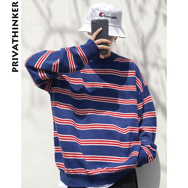 man striped winter sweaters 2018 mens blue color harajuku pullover sweater couple korean oversized knitted sweater, White;black
man striped winter sweaters 2018 mens blue color harajuku pullover sweater couple korean oversized knitted sweater, White;black