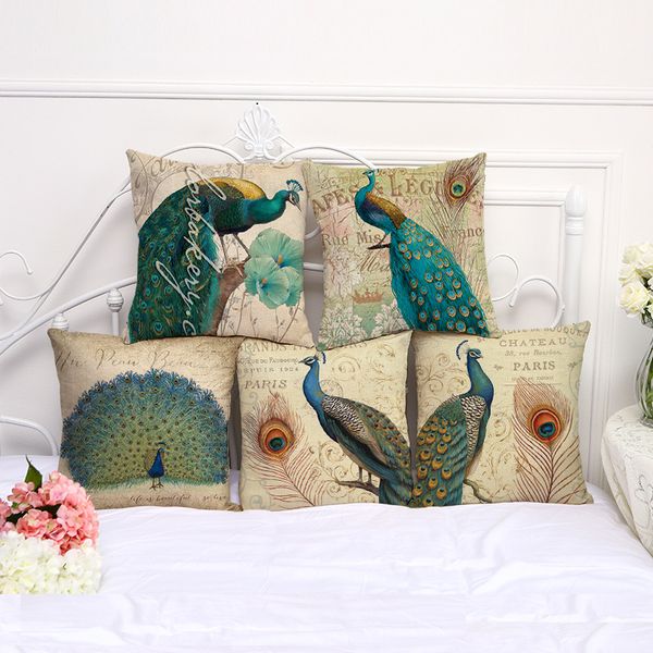 45cm*45cm peacocks pillow cases vintage pillow cover cotton linen square pillowcase living room sofa decorative cushion cover case
45cm*45cm peacocks pillow cases vintage pillow cover cotton linen square pillowcase living room sofa decorative cushion cover case