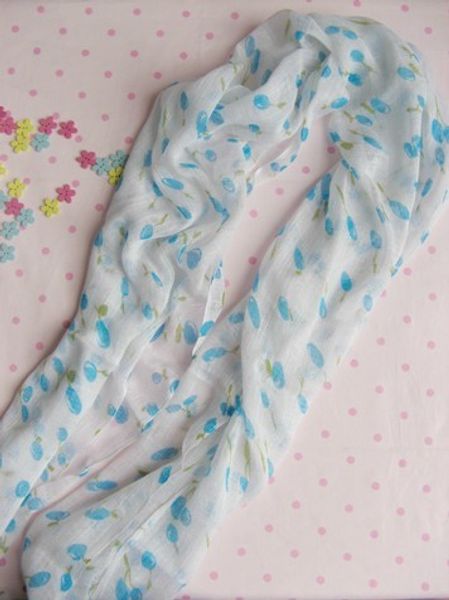100% silk scarf new coming fashion accessories bohemia ladies pretty cherry chiffon scarf shawl for women girl, Blue;gray
100% silk scarf new coming fashion accessories bohemia ladies pretty cherry chiffon scarf shawl for women girl, Blue;gray