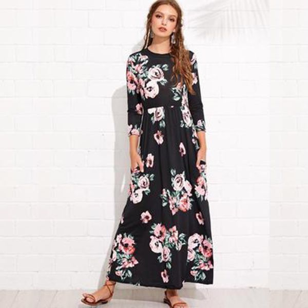 2018 summer long dress floral print boho beach dress tunic maxi women evening party sundress vestidos de festa 5xl, White;black
2018 summer long dress floral print boho beach dress tunic maxi women evening party sundress vestidos de festa 5xl, White;black