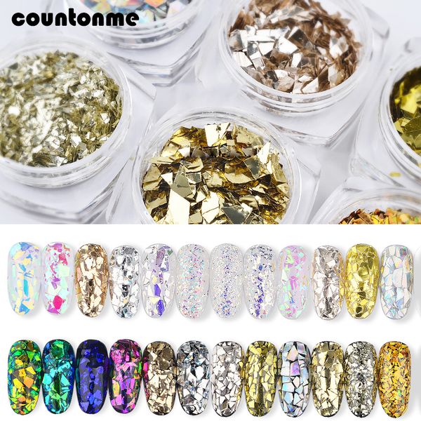 6pcs/set 3d nail art sequins spangles for nails ultra-thin irregular nail art foils paper flakes aurora manicure diydecorations, Silver;gold
6pcs/set 3d nail art sequins spangles for nails ultra-thin irregular nail art foils paper flakes aurora manicure diydecorations, Silver;gold