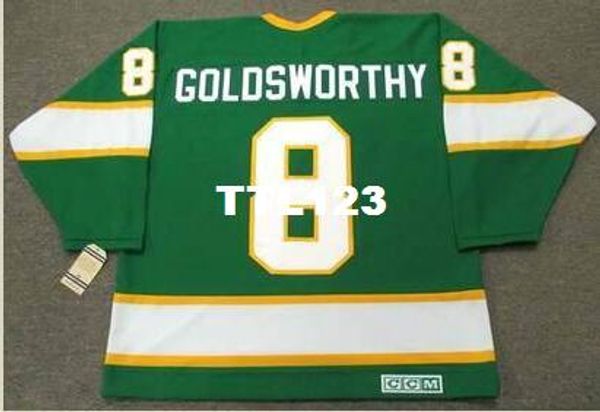 men #8 bill goldsworthy minnesota north stars 1967 ccm vintage home hockey jersey or custom any name or number retro jersey, Black;red
men #8 bill goldsworthy minnesota north stars 1967 ccm vintage home hockey jersey or custom any name or number retro jersey, Black;red