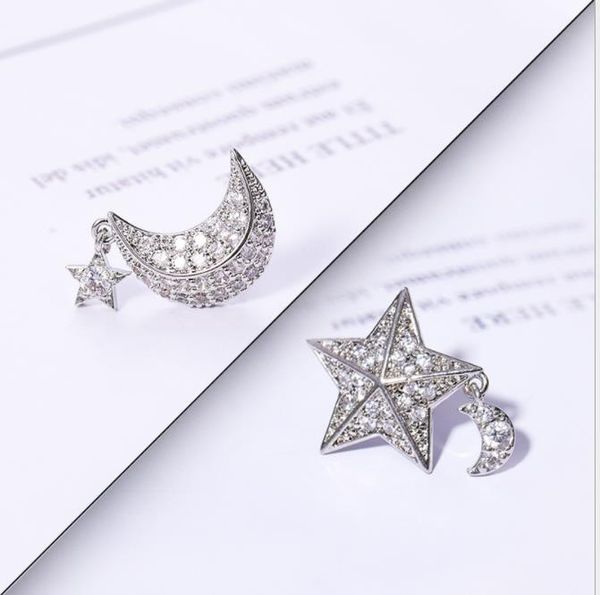 asymmetric stars, moon, diamond stud earrings, korean fashion, personality, zircon earrings, 925 silver needles, Slivery;golden
asymmetric stars, moon, diamond stud earrings, korean fashion, personality, zircon earrings, 925 silver needles, Slivery;golden