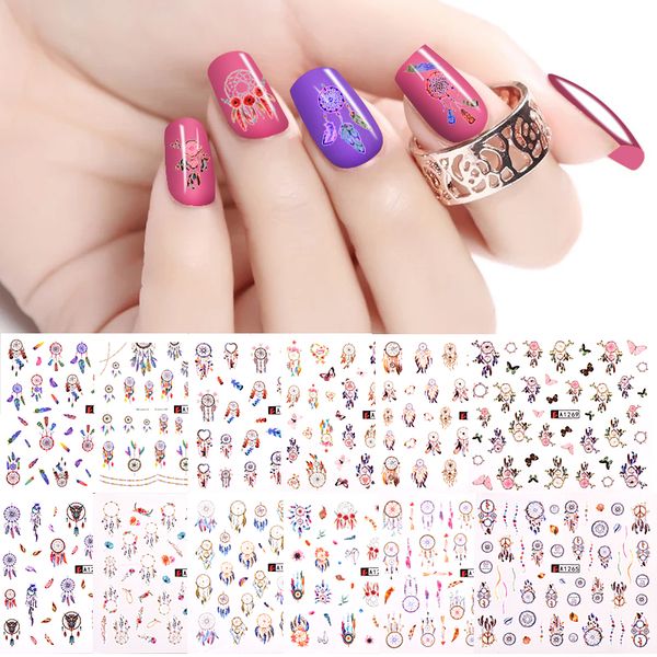 12pcs/pack charming feather dream catcher nail art stickers water transfer tattoos diy decals manicure a1309-1320 drop shipping, Black
12pcs/pack charming feather dream catcher nail art stickers water transfer tattoos diy decals manicure a1309-1320 drop shipping, Black