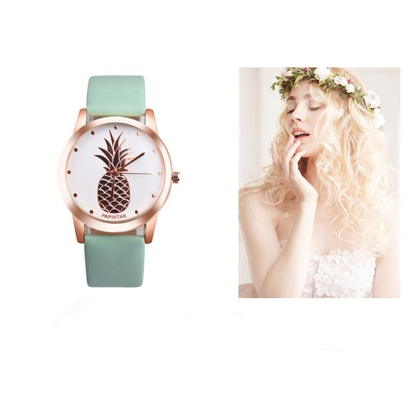 fashion womens men pineapple faux leather analog quartz watch wristwatch brand leather strap watch women watches reloj f#, Slivery;brown
fashion womens men pineapple faux leather analog quartz watch wristwatch brand leather strap watch women watches reloj f#, Slivery;brown