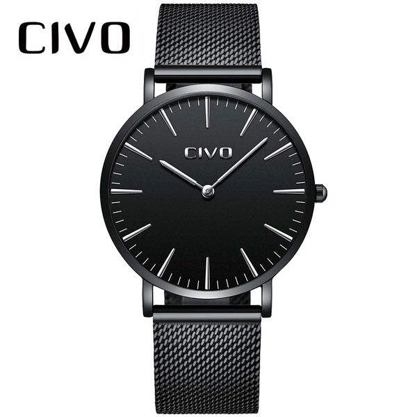 civo men analogue quartz watch with date, waterproof stainess steel mesh strap wristswatch for man simple ultra thin 6 mm clock, Slivery;brown
civo men analogue quartz watch with date, waterproof stainess steel mesh strap wristswatch for man simple ultra thin 6 mm clock, Slivery;brown