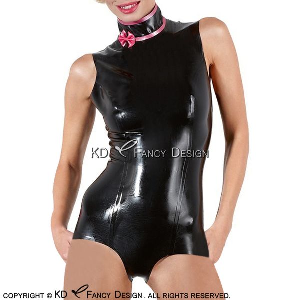 black with rose red bows sleeveless latex swimsuit back zipper rubber bodysuit catsuit body suit lty-0217
black with rose red bows sleeveless latex swimsuit back zipper rubber bodysuit catsuit body suit lty-0217