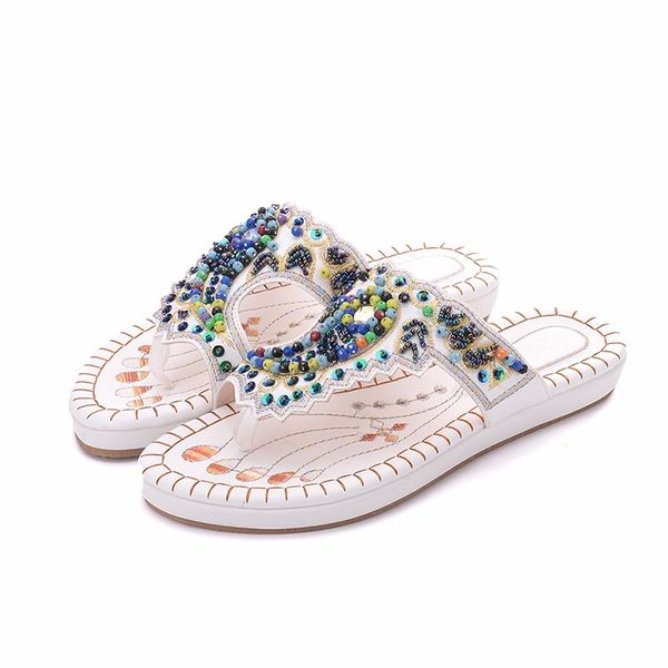 summer flat handmade beach non-slip ethnic style cool slippers shoes, Black
summer flat handmade beach non-slip ethnic style cool slippers shoes, Black