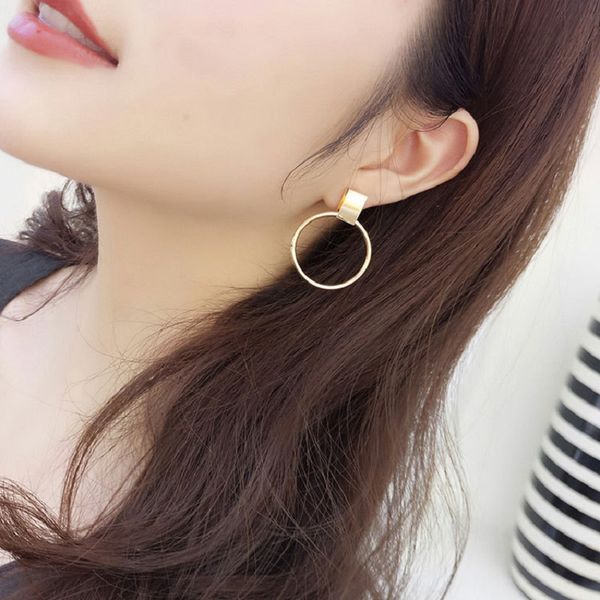 european and american adorn article exaggerates tide model gold big circle earring korea personality temperament earring female, Golden;silver
european and american adorn article exaggerates tide model gold big circle earring korea personality temperament earring female, Golden;silver