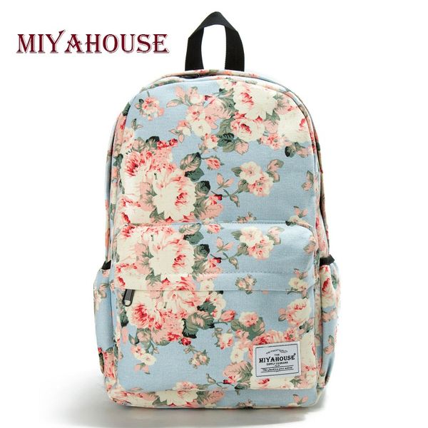 miyahouse fresh style women backpacks floral print bookbags canvas backpack school bag for girls rucksack female travel backpack
miyahouse fresh style women backpacks floral print bookbags canvas backpack school bag for girls rucksack female travel backpack