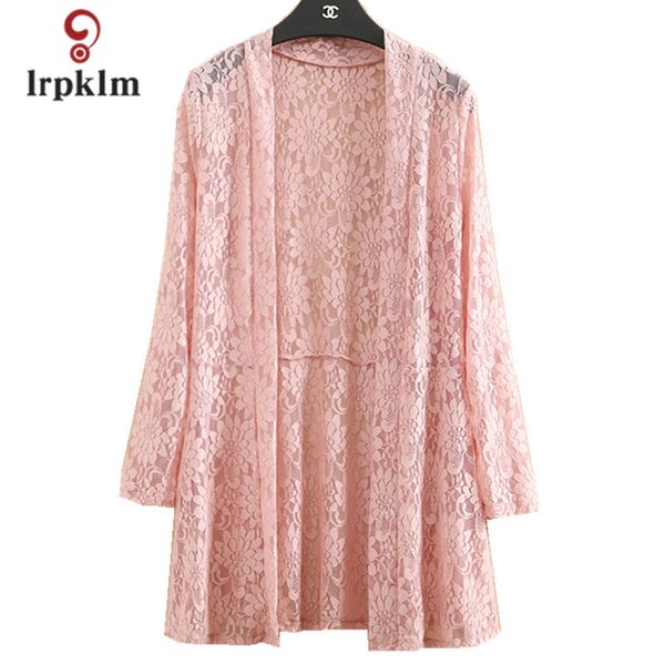 2018 spring for women lace cardigans for women casual loose cappa medium coat shawl open stitch plus sizes pq259, White
2018 spring for women lace cardigans for women casual loose cappa medium coat shawl open stitch plus sizes pq259, White