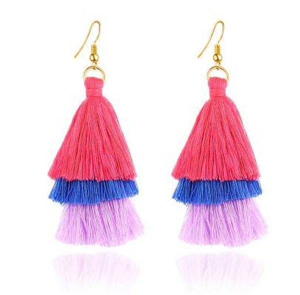 e059 bohemian style long tassel earrings for women statement jewelry 3 layers fringe drop earrings handmade dangle earrings gift, Golden
e059 bohemian style long tassel earrings for women statement jewelry 3 layers fringe drop earrings handmade dangle earrings gift, Golden