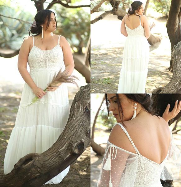 2018 plus size beach wedding dresses off the shoulder sleeveless bohemian bridal gowns a line tassel boho robe de mariée custom made, White
2018 plus size beach wedding dresses off the shoulder sleeveless bohemian bridal gowns a line tassel boho robe de mariée custom made, White