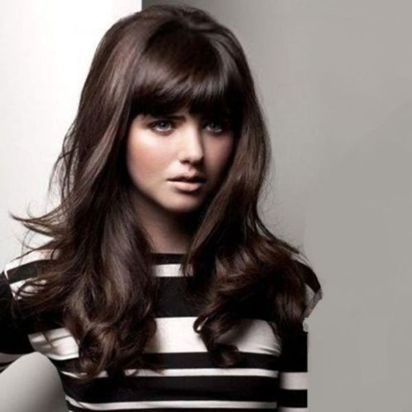 fluffy dark brown wavy capless charming long hair wig for women >>>>new fashion picture wig, Black
fluffy dark brown wavy capless charming long hair wig for women >>>>new fashion picture wig, Black