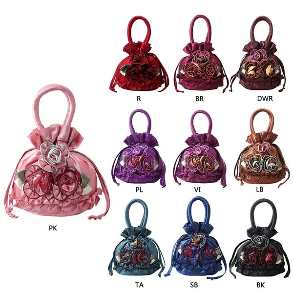 thinkthendo new women embroidered flower silk satin purse coin wallet gift small handbag bag drawstring open shoulder bag
thinkthendo new women embroidered flower silk satin purse coin wallet gift small handbag bag drawstring open shoulder bag