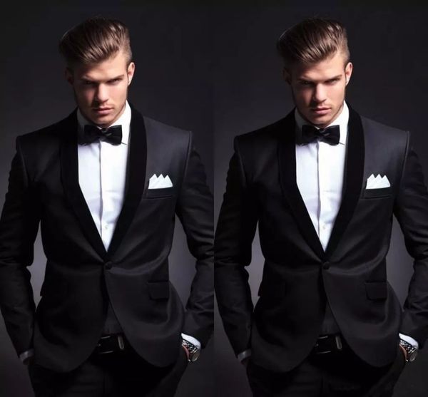 2018 black mens wedding suits custom made slim fit wedding groom tuxedos for men groom suits bridegroom two pieces, Black;gray
2018 black mens wedding suits custom made slim fit wedding groom tuxedos for men groom suits bridegroom two pieces, Black;gray