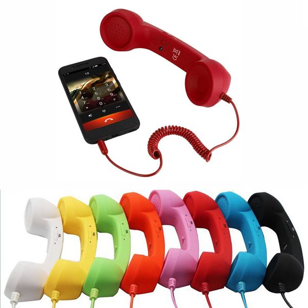 pop retro handset radiation proof telephone handsets classic phone receiver for iphone mobile cell phones fast ship
pop retro handset radiation proof telephone handsets classic phone receiver for iphone mobile cell phones fast ship