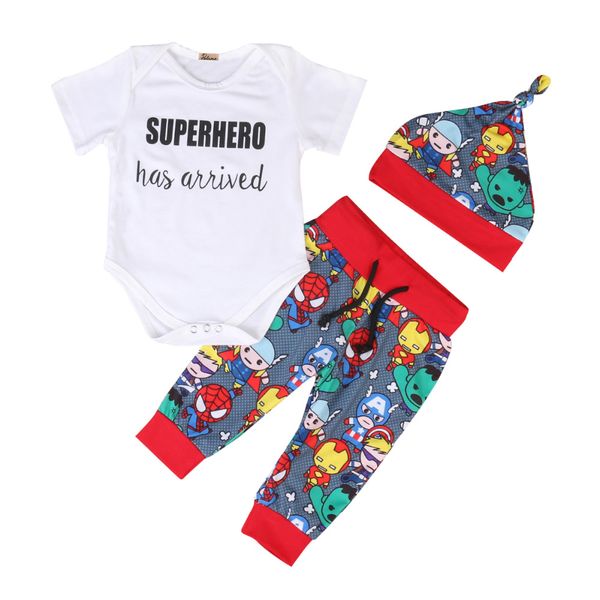 pudcoco 2017 3pcs newborn infant baby boys clothes cartoon short sleeves romper +pants hat outfits set 0-18m, White
pudcoco 2017 3pcs newborn infant baby boys clothes cartoon short sleeves romper +pants hat outfits set 0-18m, White