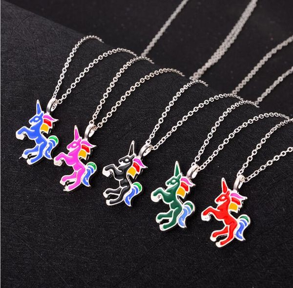 new arrived gold color glaze the sparkled is real unicorn necklace animal clavicle pendant necklace gift card 10 colors, Silver
new arrived gold color glaze the sparkled is real unicorn necklace animal clavicle pendant necklace gift card 10 colors, Silver