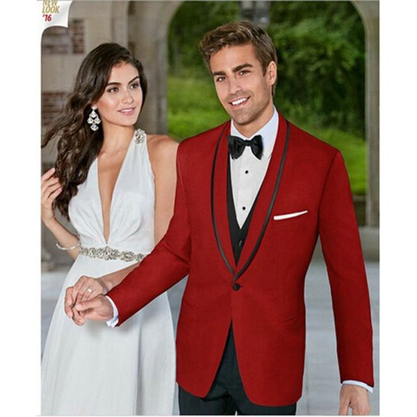 custom made red men suit for wedding 2018 slim fit men blazer handsome groom tuxedos 3 pieces (jacket+pant+vest) prom, Black;gray
custom made red men suit for wedding 2018 slim fit men blazer handsome groom tuxedos 3 pieces (jacket+pant+vest) prom, Black;gray