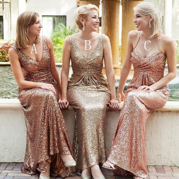 rose gold bridesmaid dresses 2020 sequins v neck sleeveless a line long maid honor special occasion dresses for wedding custom made
rose gold bridesmaid dresses 2020 sequins v neck sleeveless a line long maid honor special occasion dresses for wedding custom made