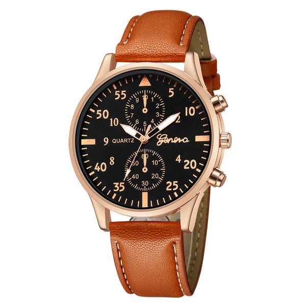 man watch male watches leather wristband men's business alloy round gifts analog quart wristwatches brand, Slivery;brown
man watch male watches leather wristband men's business alloy round gifts analog quart wristwatches brand, Slivery;brown