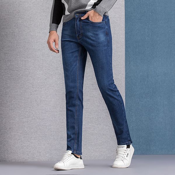 european american style stretch men jeans luxury men's denim trousers slim straight dark blue gentleman male jeans
european american style stretch men jeans luxury men's denim trousers slim straight dark blue gentleman male jeans