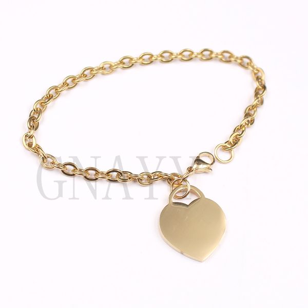 new christmas gift 18k ip gold plated solid heart oval chain bracelet charm to girl women ship free, Black
new christmas gift 18k ip gold plated solid heart oval chain bracelet charm to girl women ship free, Black