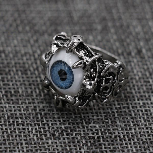 new men punk stainless steel biker ring dragon claw evil eye skull rings devil eyeball ring jewelry size 8-11, Silver
new men punk stainless steel biker ring dragon claw evil eye skull rings devil eyeball ring jewelry size 8-11, Silver