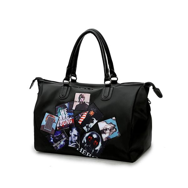 new cool men and women short journey travel bag waterproof duffle bag fitness yoga large capacity handbag
new cool men and women short journey travel bag waterproof duffle bag fitness yoga large capacity handbag