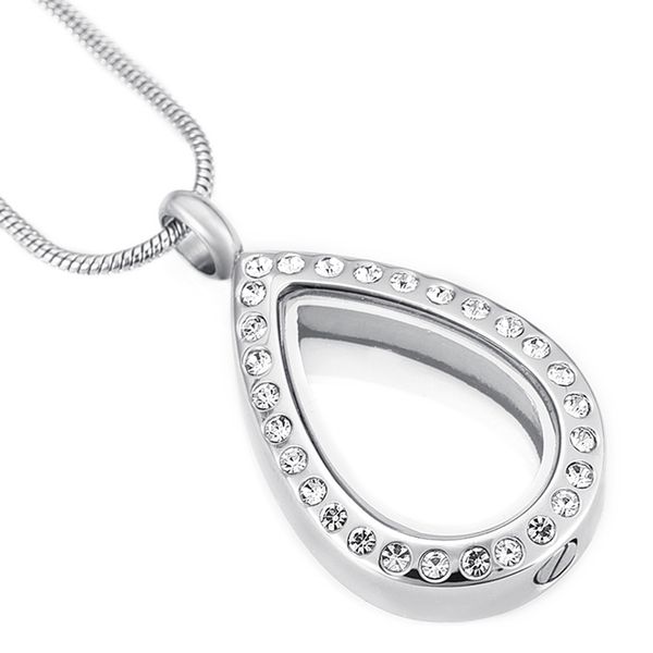 ijd9888 crystal inlay blank water drop glass cremation necklace hold human/pet ashes memorial keepsake urn pendant for funeral gift jewelry, Silver
ijd9888 crystal inlay blank water drop glass cremation necklace hold human/pet ashes memorial keepsake urn pendant for funeral gift jewelry, Silver