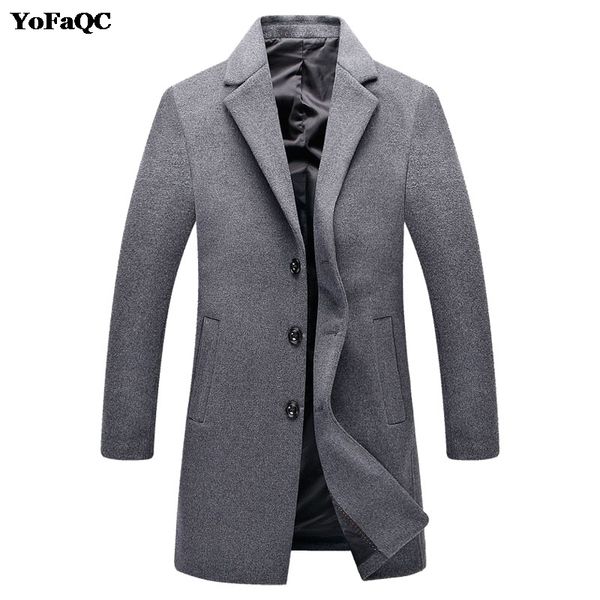 2017 новый осень зима высокого класса мужская пальто бизнес повседневная slim fit шерстяное пальто шерстяная куртка ветровка сплошной цвет п, Black
2017 новый осень зима высокого класса мужская пальто бизнес повседневная slim fit шерстяное пальто шерстяная куртка ветровка сплошной цвет п, Black