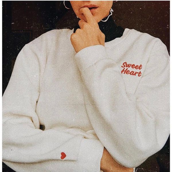okoufen funny cute women girl fashion pullovers sweet heart sweatshirts tumblr instagram graphic print shirt cool, Black
okoufen funny cute women girl fashion pullovers sweet heart sweatshirts tumblr instagram graphic print shirt cool, Black