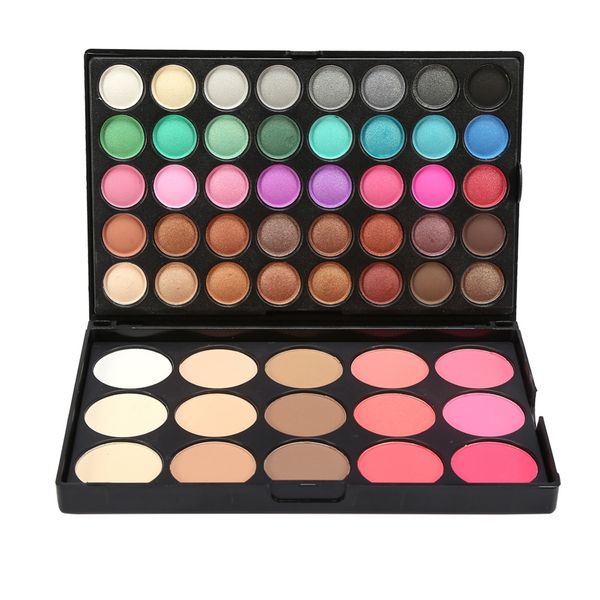 40 colors makeup glitter eye shadow palette set +15 colors blush concealer foundation blusher bronzer maquiagem cosmetics kit
40 colors makeup glitter eye shadow palette set +15 colors blush concealer foundation blusher bronzer maquiagem cosmetics kit