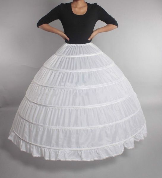 ball gown 6 hoops petticoat wedding slip crinoline bridal underskirt layes slip 6 hoop skirt crinoline for quinceanera dress, White
ball gown 6 hoops petticoat wedding slip crinoline bridal underskirt layes slip 6 hoop skirt crinoline for quinceanera dress, White