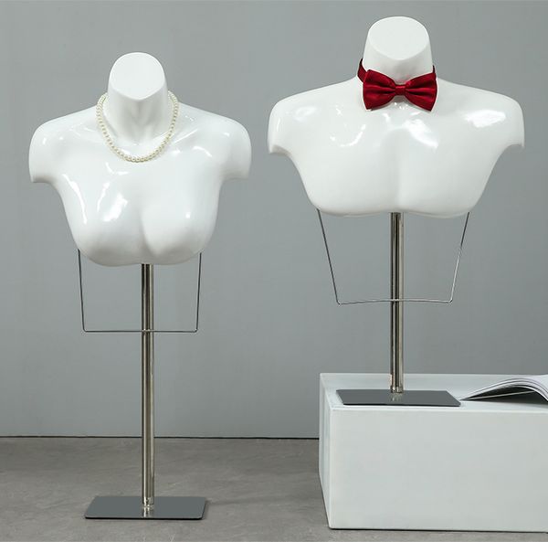 new style half body mannequin with base for tie display female&male mannequin made in china, Khaki
new style half body mannequin with base for tie display female&male mannequin made in china, Khaki
