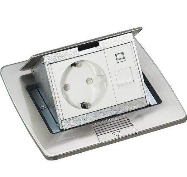 2018 new aluminum silver panel eu standard pop up floor socket electrical outlet modular customized available sockets
2018 new aluminum silver panel eu standard pop up floor socket electrical outlet modular customized available sockets