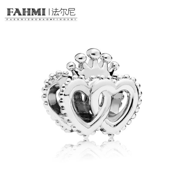fahmi 100% 925 sterling silver new 797670 interlocked crown hearts charm gorgeous fresh casual women's boutique jewelry, Black
fahmi 100% 925 sterling silver new 797670 interlocked crown hearts charm gorgeous fresh casual women's boutique jewelry, Black