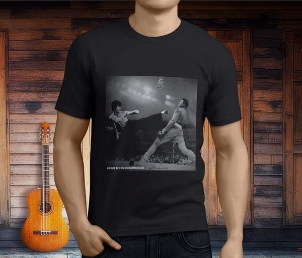 Новый Брюс Ли против Али The Boxing Legend Vintage мужская черная футболка Размер S-3XL
Новый Брюс Ли против Али The Boxing Legend Vintage мужская черная футболка Размер S-3XL