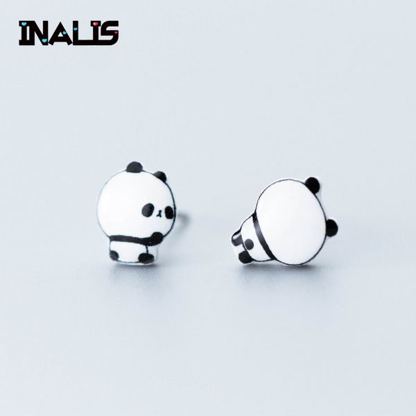 inalis new cute animal stud earrings s925 sterling silver white nad black color panda shape fine jewelry for girl friend brincos, Golden;silver
inalis new cute animal stud earrings s925 sterling silver white nad black color panda shape fine jewelry for girl friend brincos, Golden;silver