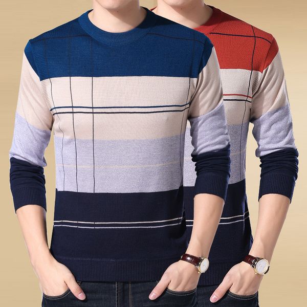 autumn men pullover sweater brand casual male outwear clothes homme striped sweaters pullovers, White;black
autumn men pullover sweater brand casual male outwear clothes homme striped sweaters pullovers, White;black