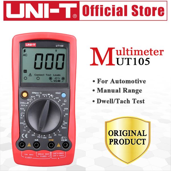 uni-t ut105 ut107 ut109 handheld automobile multimeter ac dc voltage current resistance capacitance temperature test
uni-t ut105 ut107 ut109 handheld automobile multimeter ac dc voltage current resistance capacitance temperature test