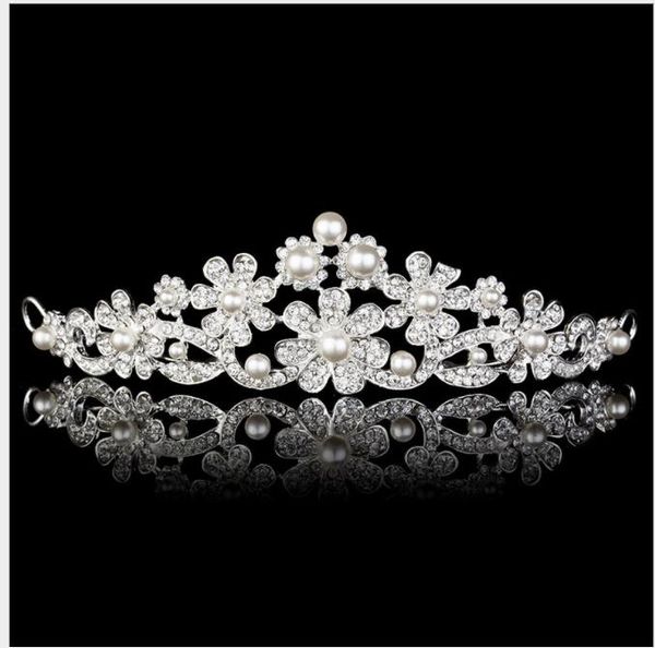 new bride wedding crown ornament pearl flower lotus wedding dress accessories, Slivery;golden
new bride wedding crown ornament pearl flower lotus wedding dress accessories, Slivery;golden