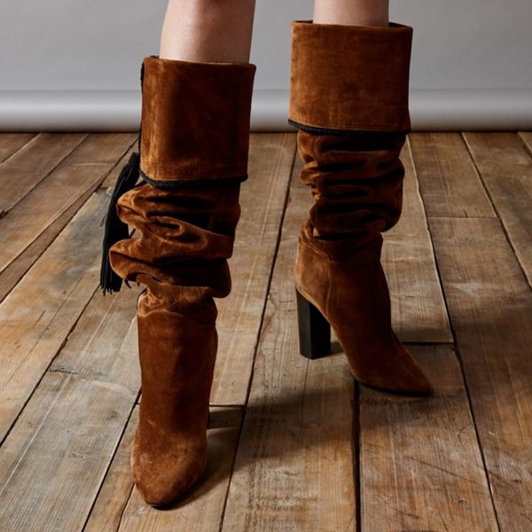 shoes women winter boots pointed toe mixed colors high heels over the knee boots brown fringe fashion knee high, Black
shoes women winter boots pointed toe mixed colors high heels over the knee boots brown fringe fashion knee high, Black