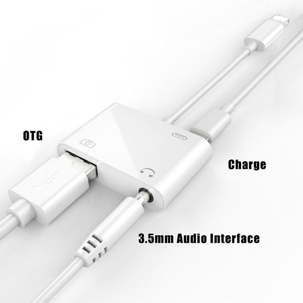 Allvcover USB 3.0 Camera Reader Cable Adapter 3 in 1 Audio Charge OTG For Lightning Adapter 3.5mm Earphone
Allvcover USB 3.0 Camera Reader Cable Adapter 3 in 1 Audio Charge OTG For Lightning Adapter 3.5mm Earphone